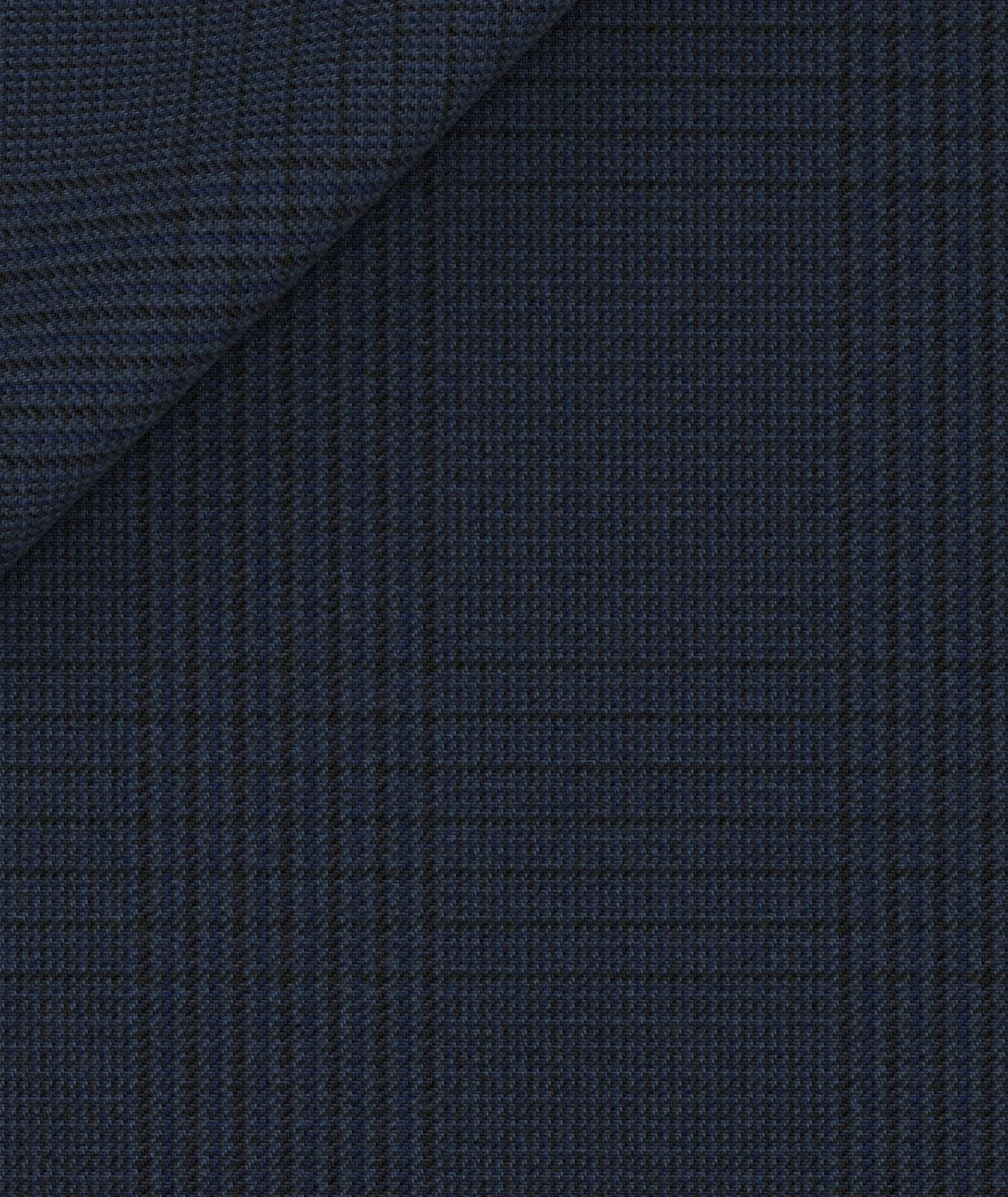 Made-to-Measure Men's blue Prince of Wales blazer in wool