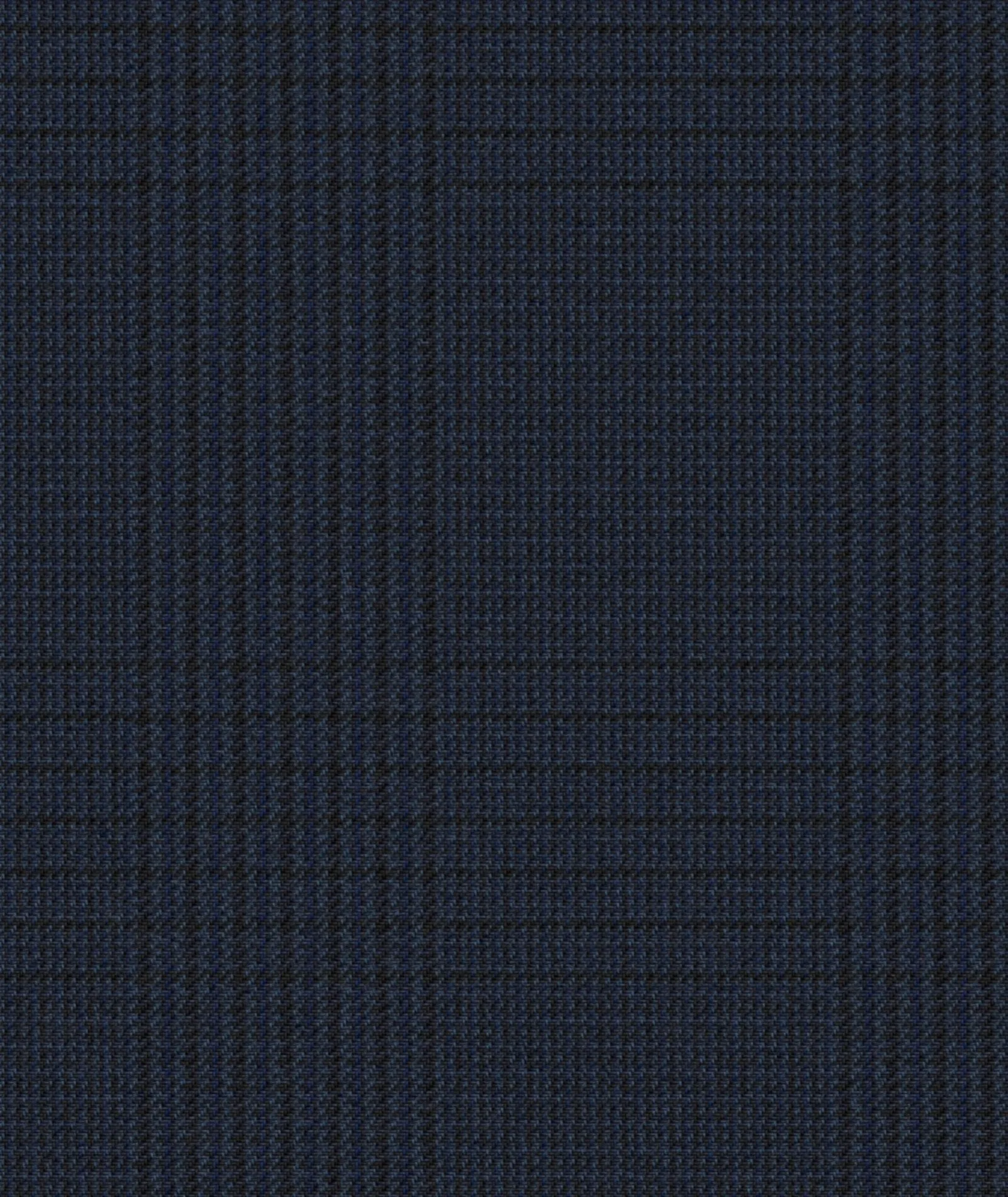 Made-to-Measure Men's blue Prince of Wales blazer in wool