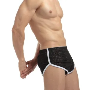 Men's Mesh Running Shorts with Slits