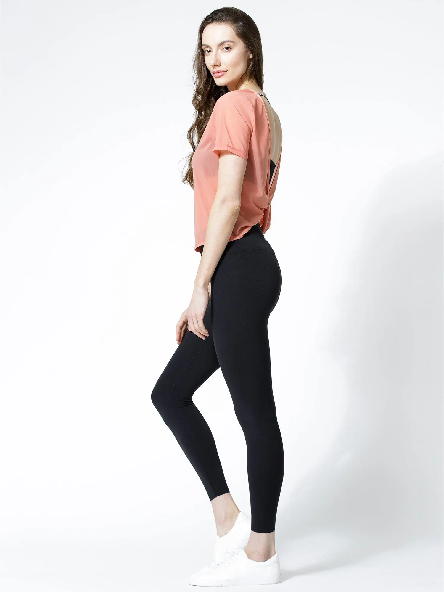 MESH TWIST TEE, CALIFORNIA MESH