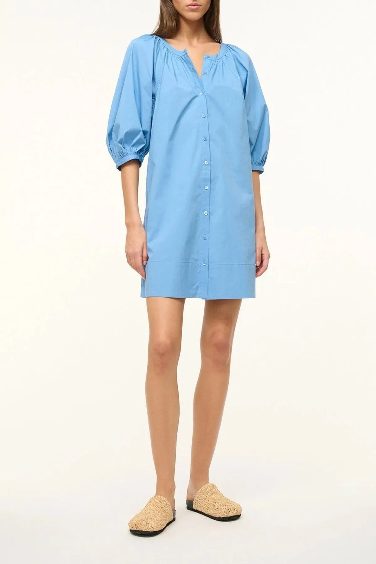 Mini Vincent Dress in Azure