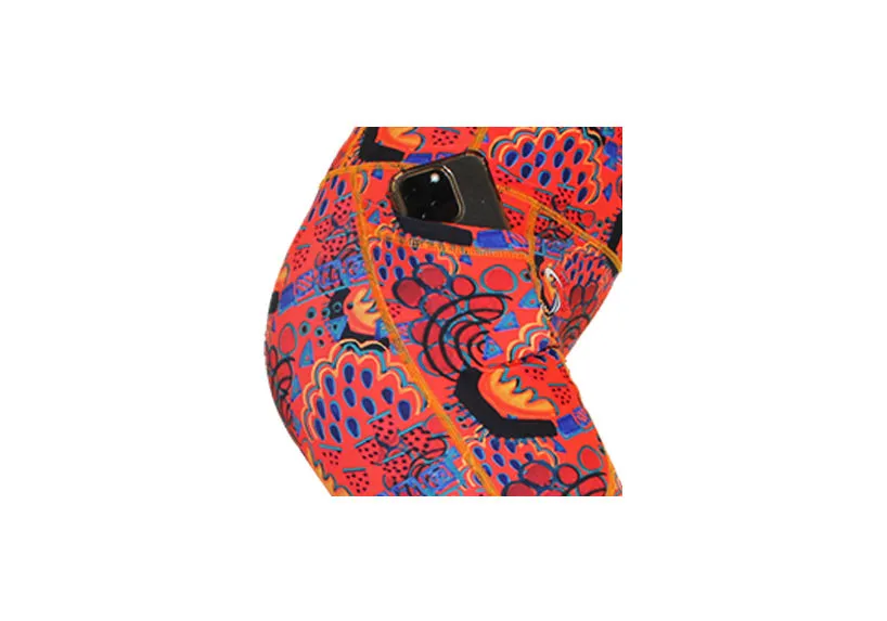 Naranja leggings with pockets