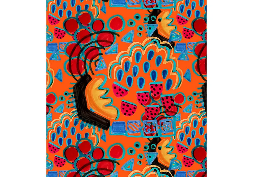 Naranja leggings with pockets