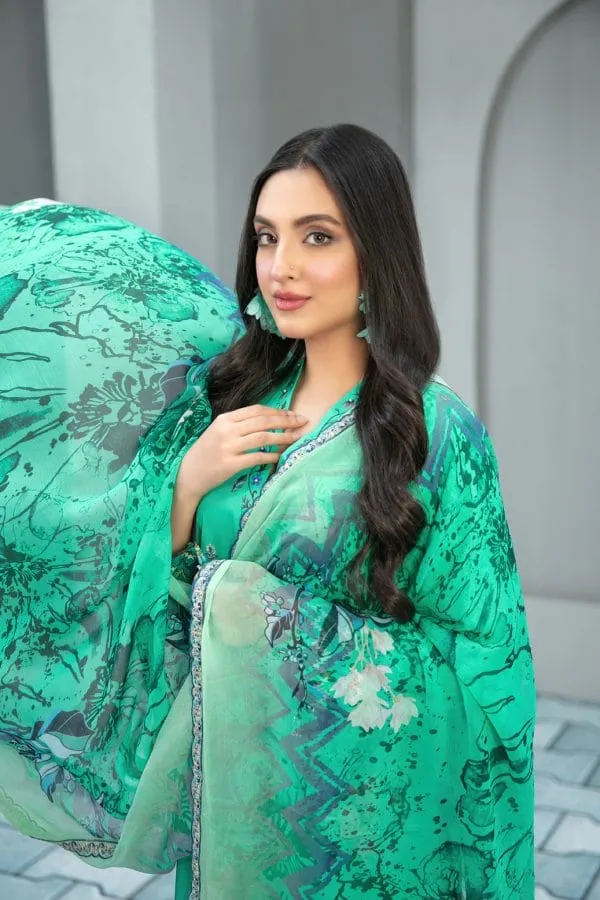 Nimral By Tawakkal Fabrics 3 Piece Unstitch Lawn Collection  D-8627