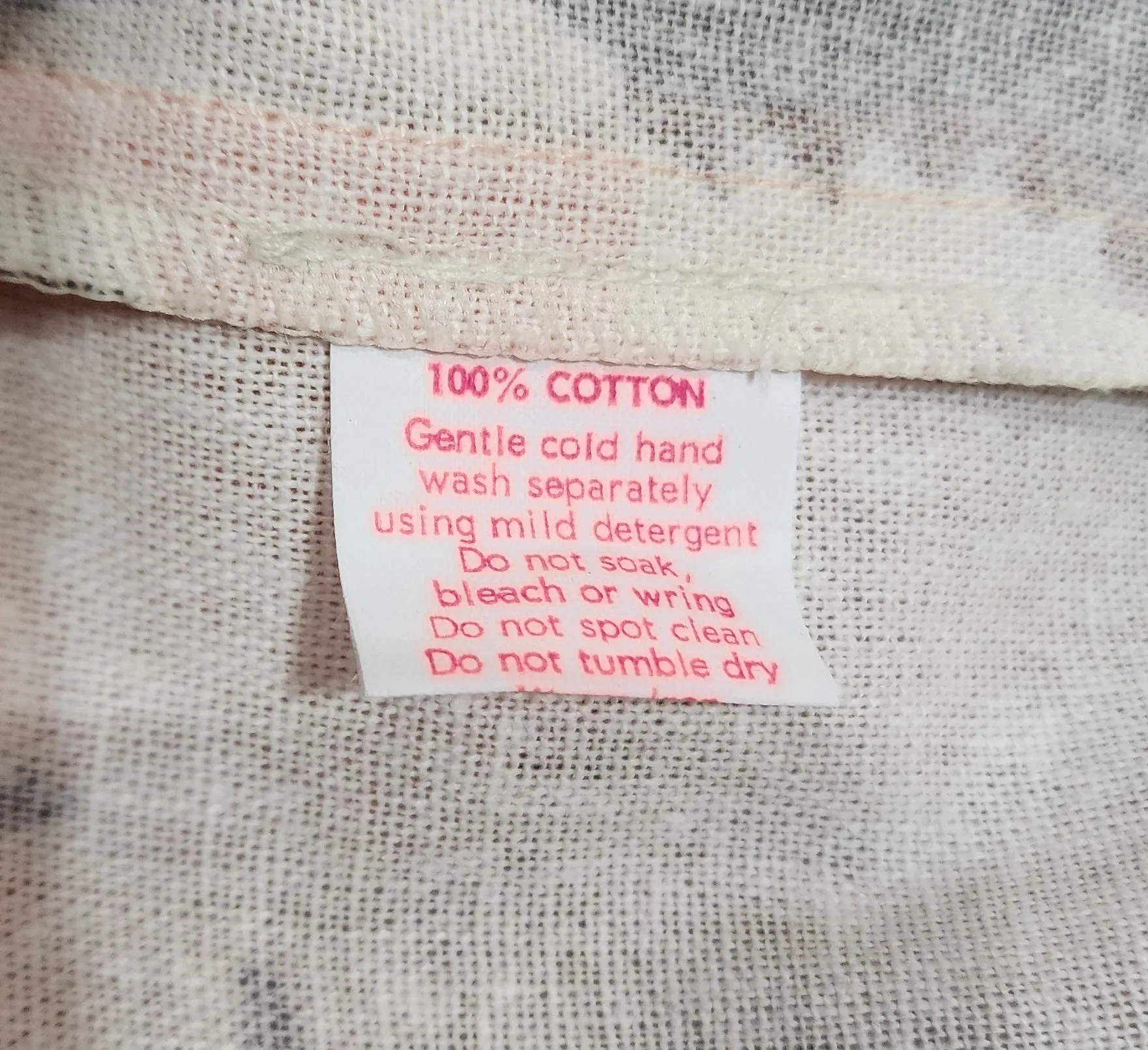 Obus pink linen llama dress size 1 / 8