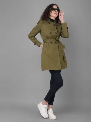 Olive Trench Coat