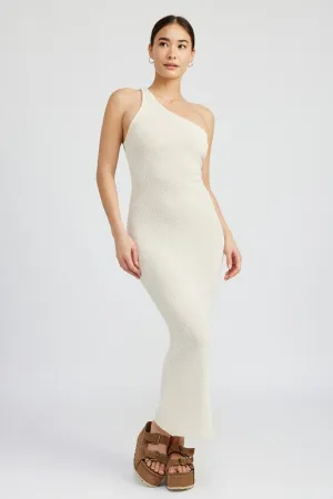 ONE SHOULDER MAXI DRESS