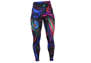 Paint Swirl leggings with pockets