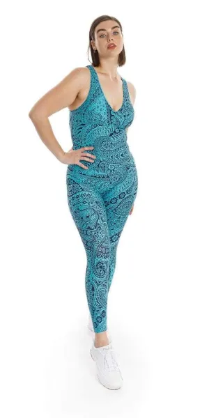 Paisley Tide Eco Unitard