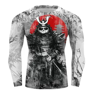 Panda Comic Warrior Jiu Jitsu Tee Top Rash Guard