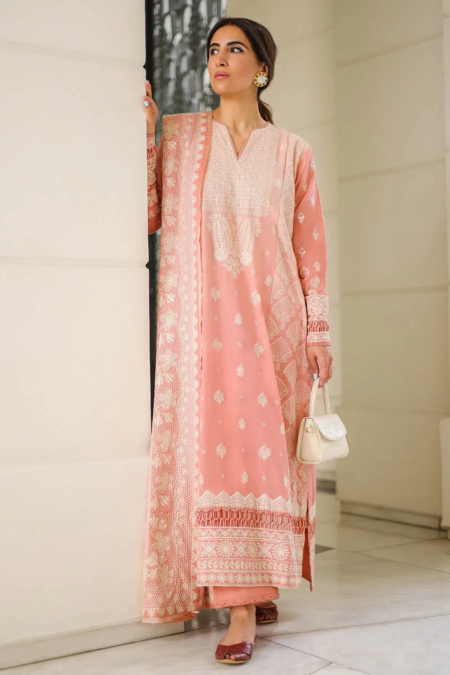 PARISA (ZL22-03 B) | Zaha Summer Lawn Collection 2022 | Unstitched Embroidered Lawn Suits