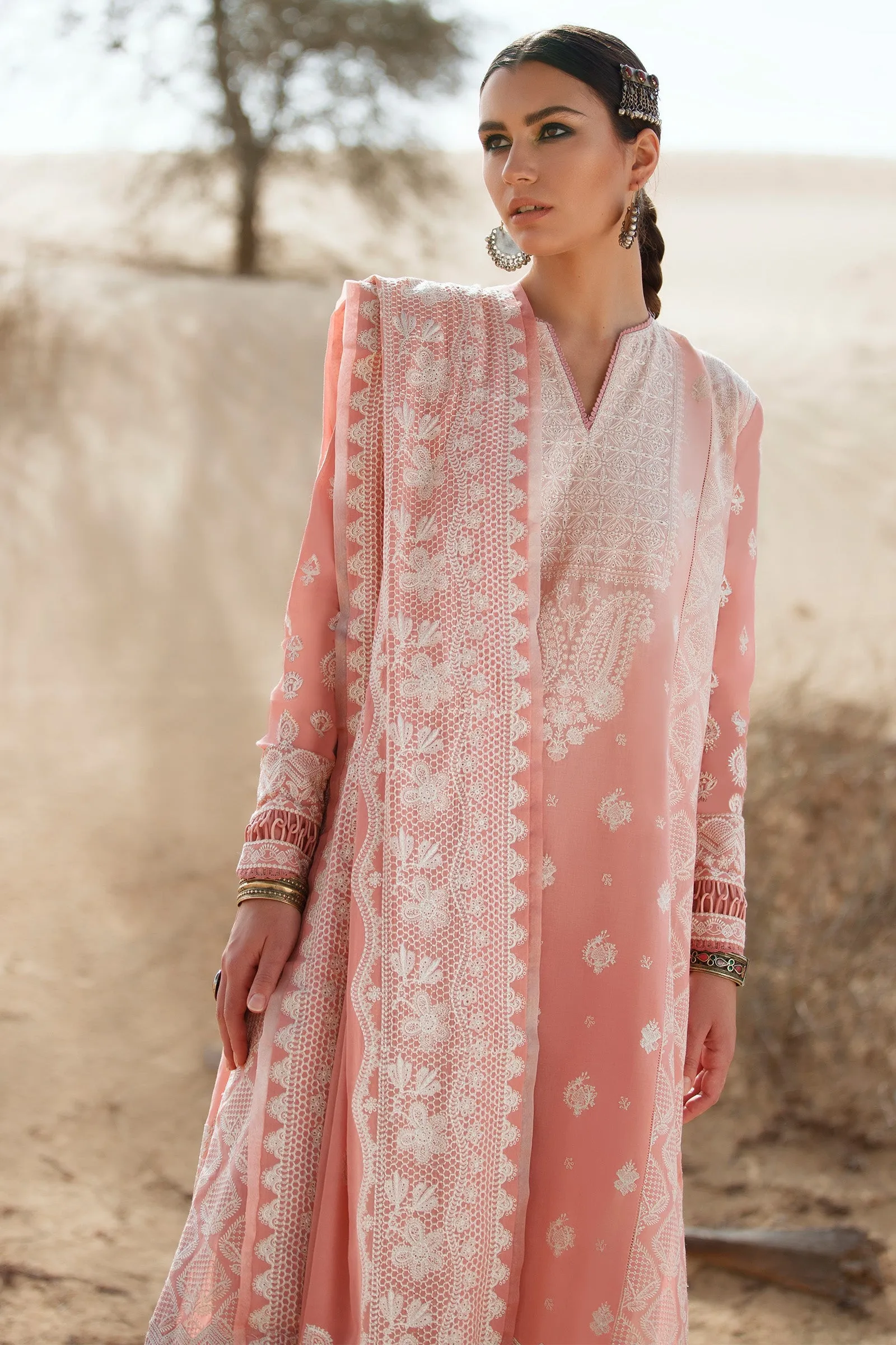 PARISA (ZL22-03 B) | Zaha Summer Lawn Collection 2022 | Unstitched Embroidered Lawn Suits
