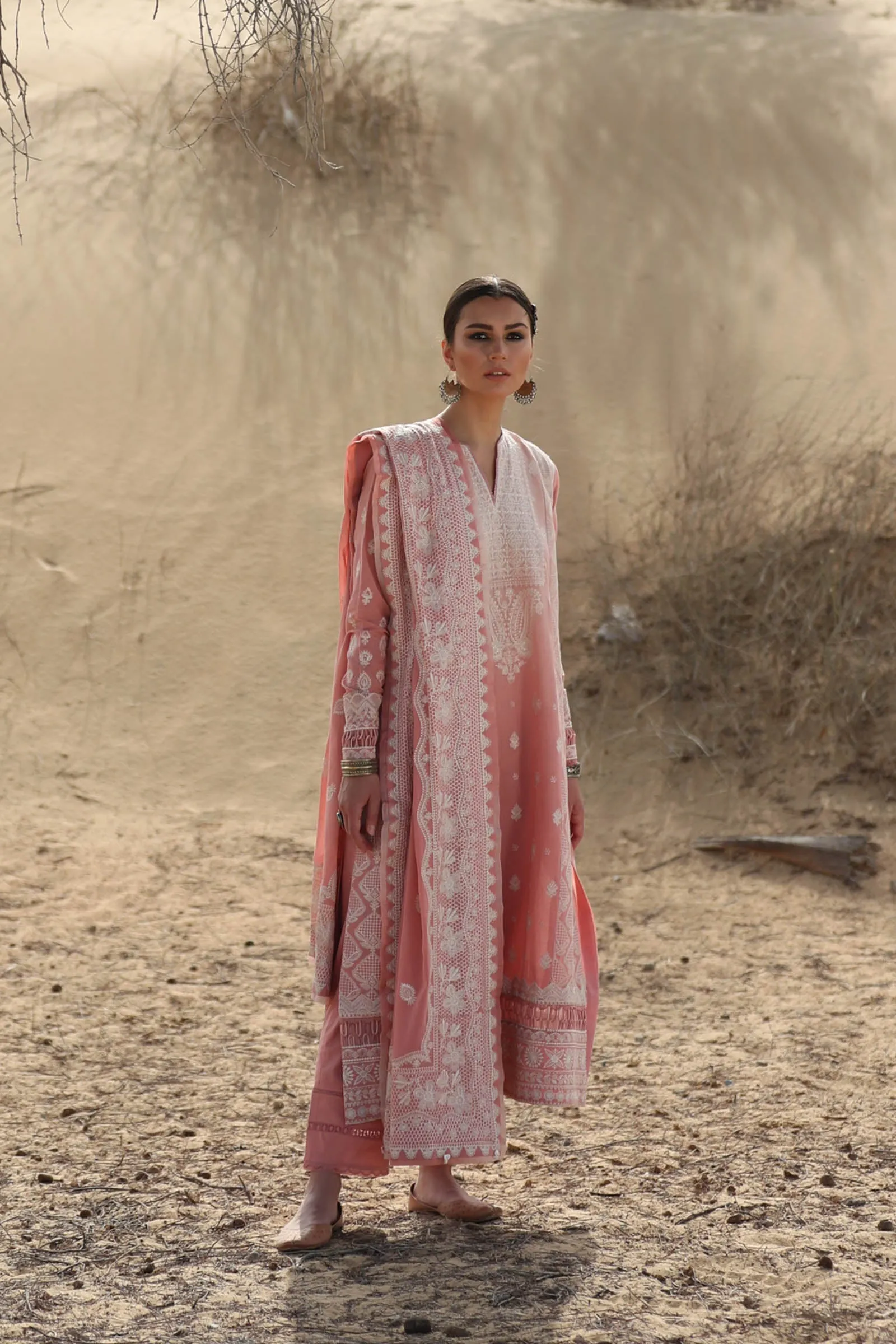 PARISA (ZL22-03 B) | Zaha Summer Lawn Collection 2022 | Unstitched Embroidered Lawn Suits