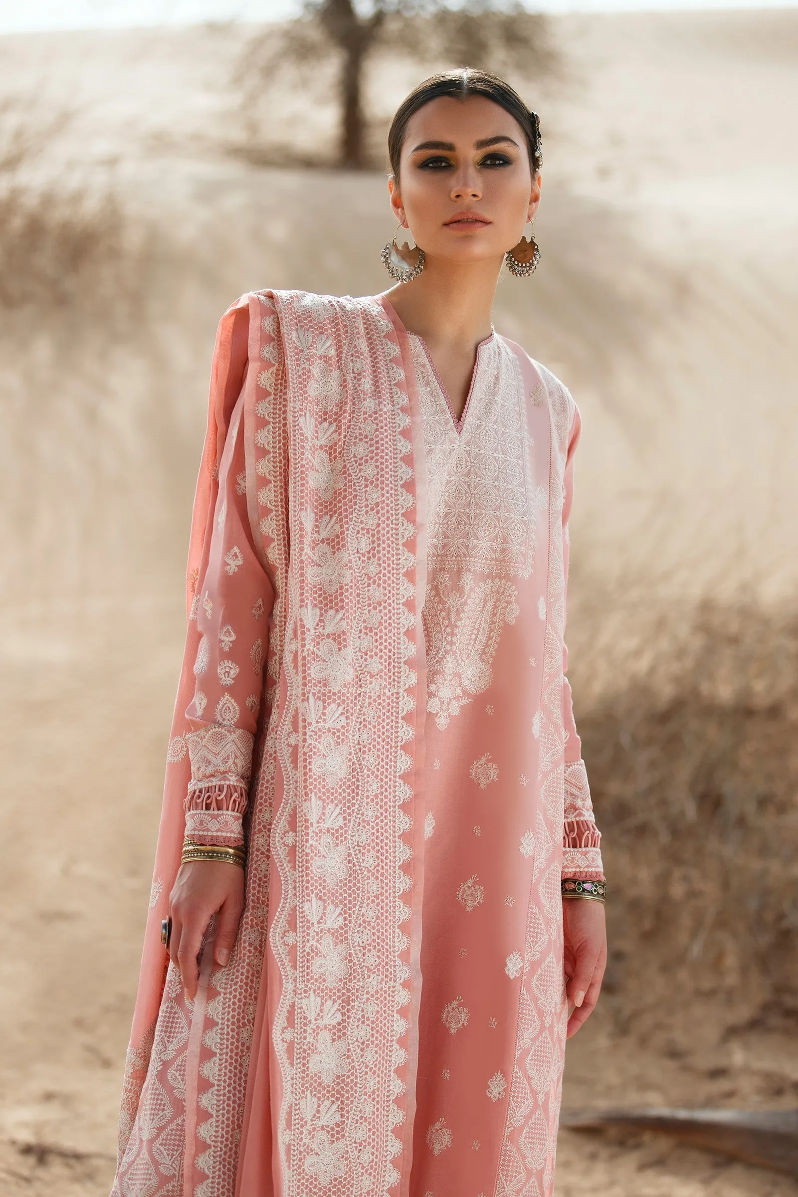 PARISA (ZL22-03 B) | Zaha Summer Lawn Collection 2022 | Unstitched Embroidered Lawn Suits