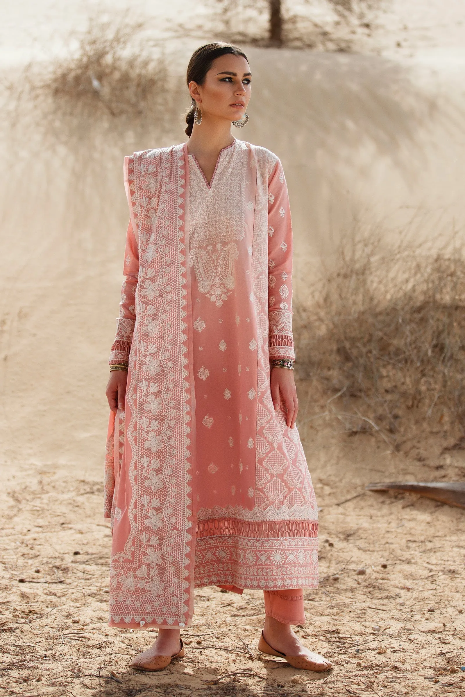PARISA (ZL22-03 B) | Zaha Summer Lawn Collection 2022 | Unstitched Embroidered Lawn Suits