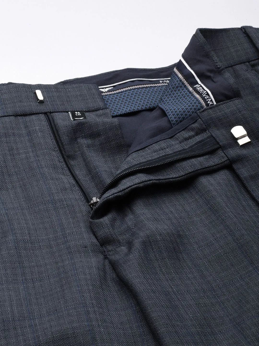 Park Avenue Checked Single Breasted Super Slim Fit 2 Piece Formal Suits