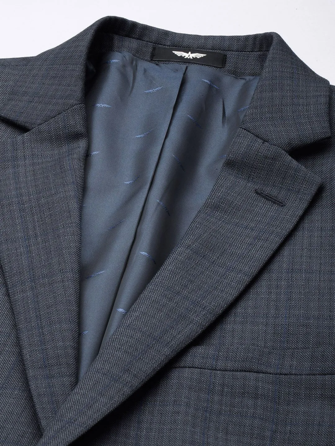 Park Avenue Checked Single Breasted Super Slim Fit 2 Piece Formal Suits