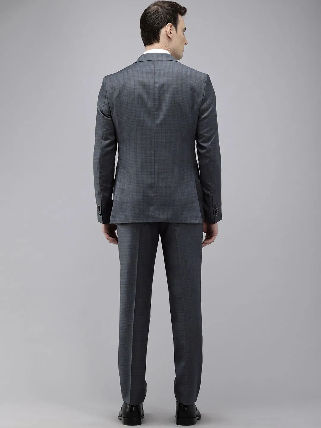 Park Avenue Checked Single Breasted Super Slim Fit 2 Piece Formal Suits