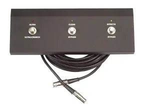Peavey 3-Button Special Use Guitar Amp Footswitch