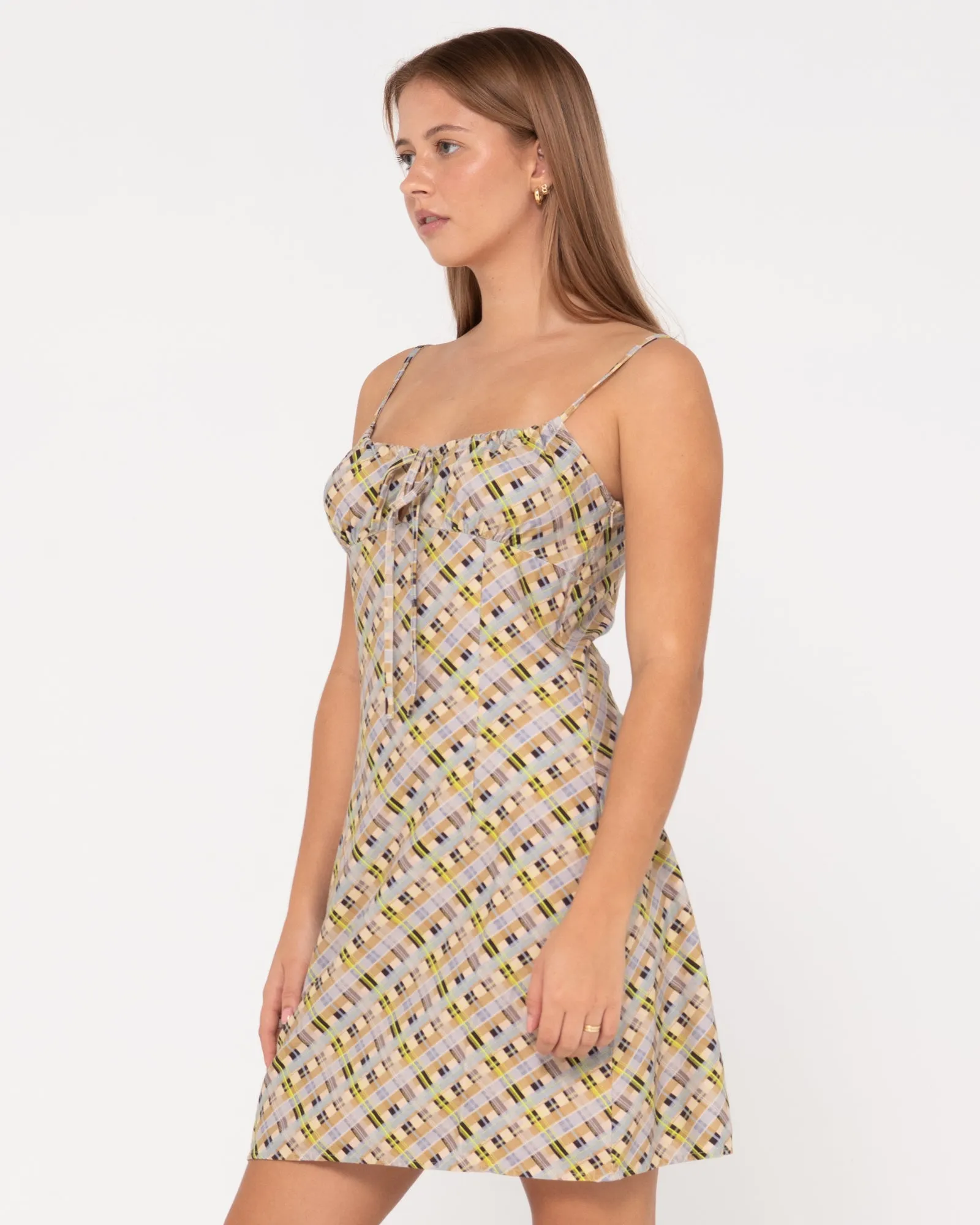 Percy Plaid Mini Dress
