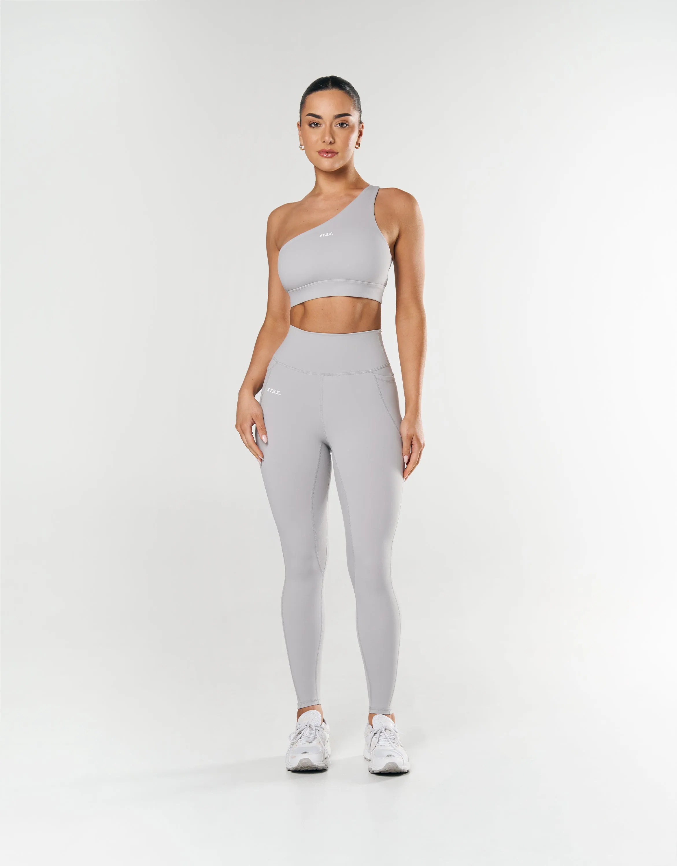 Phone Pocket Full Length Tights NANDEX ™ - Light Grey