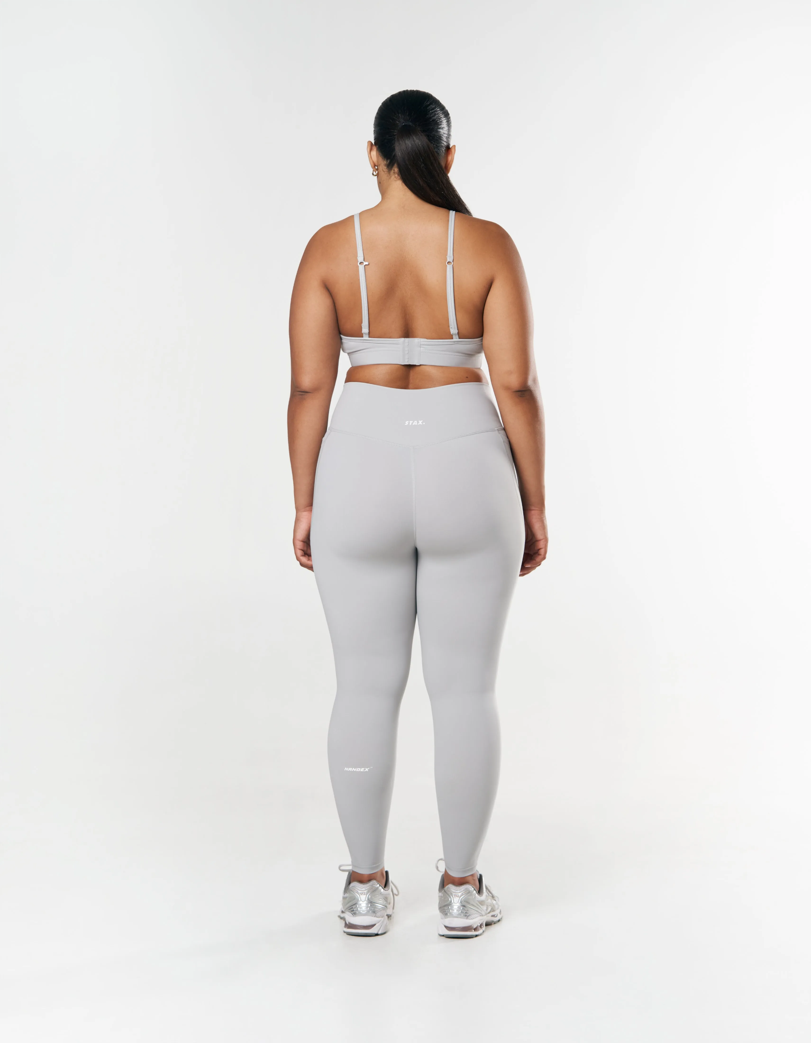 Phone Pocket Full Length Tights NANDEX ™ - Light Grey