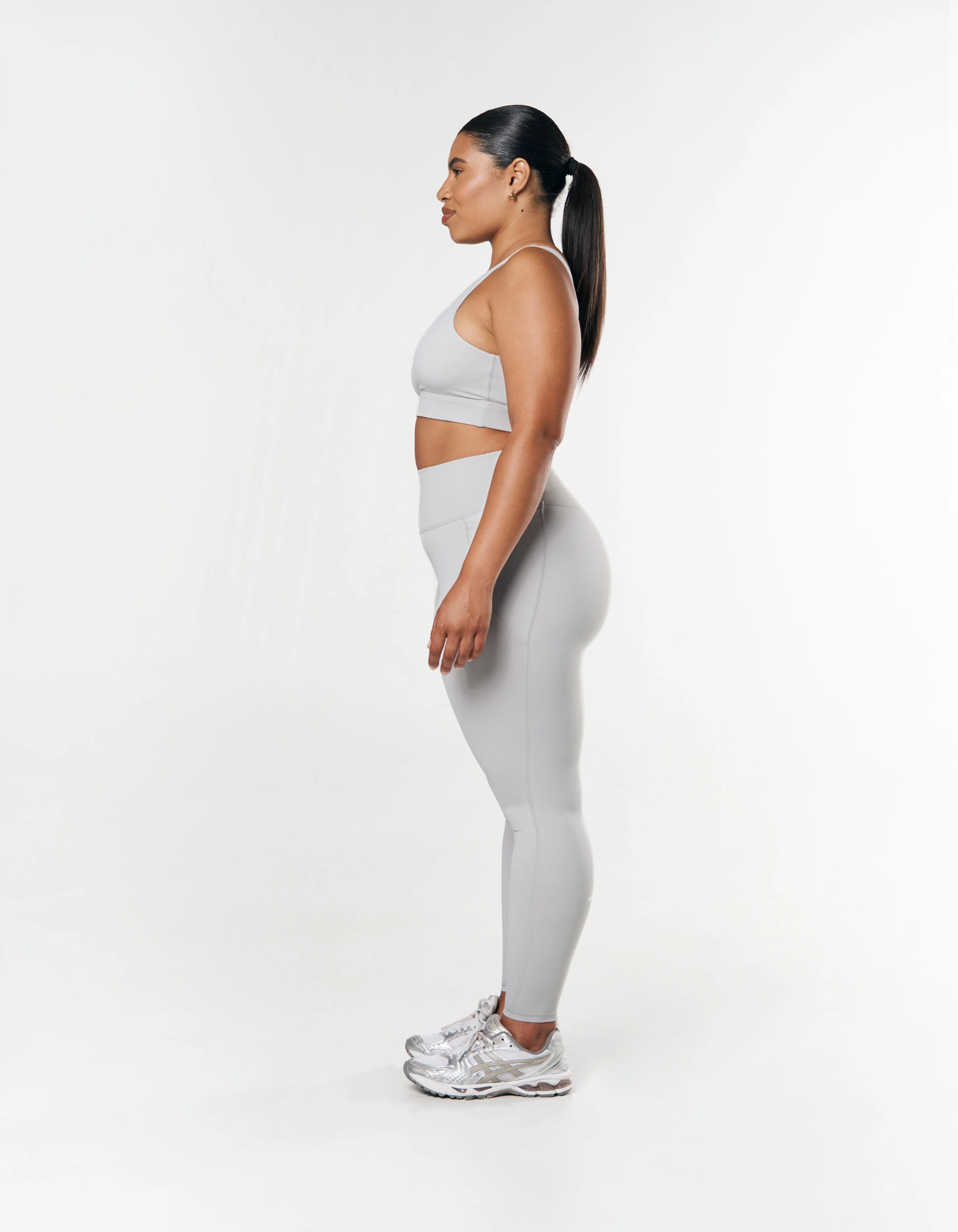 Phone Pocket Full Length Tights NANDEX ™ - Light Grey