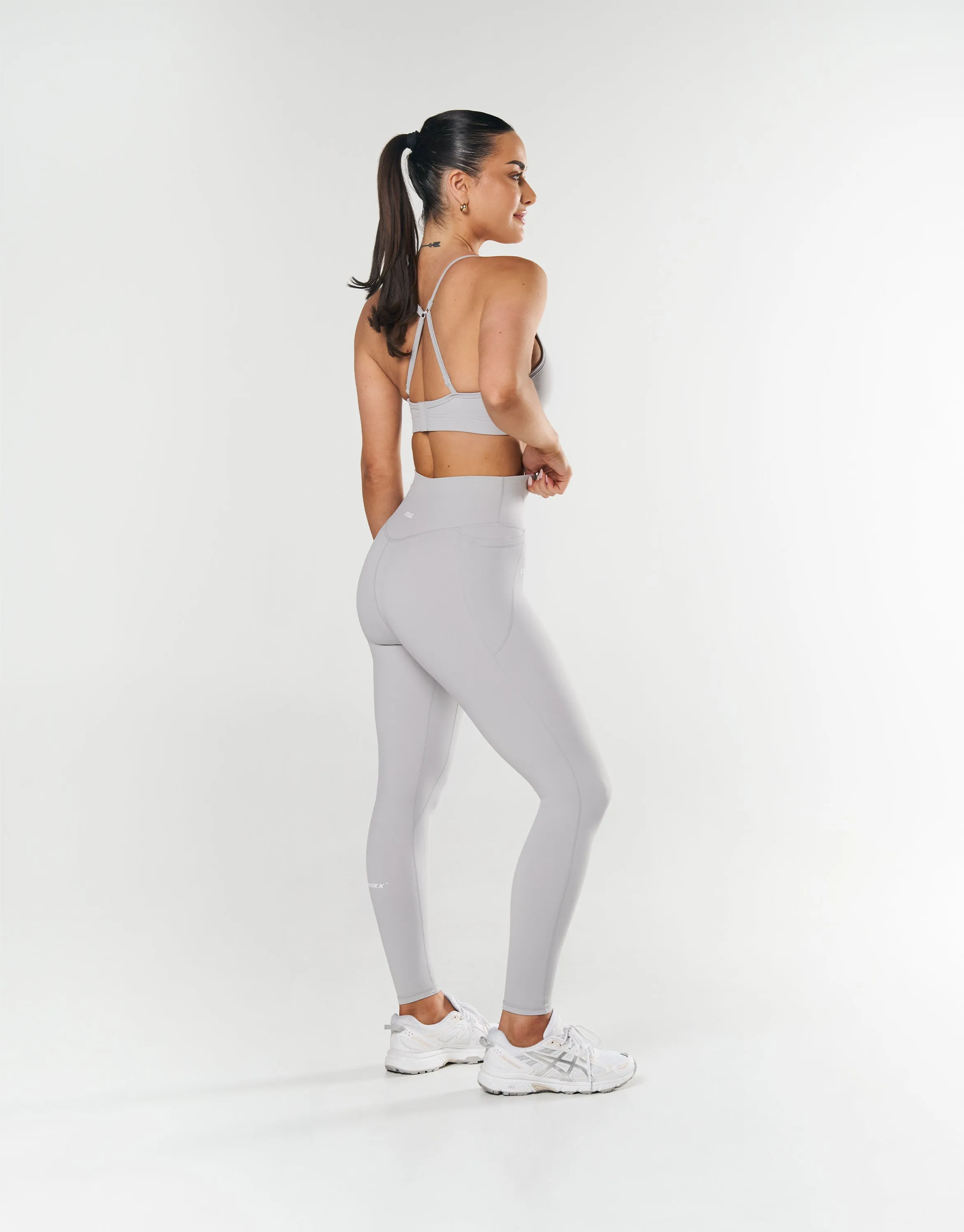 Phone Pocket Full Length Tights NANDEX ™ - Light Grey