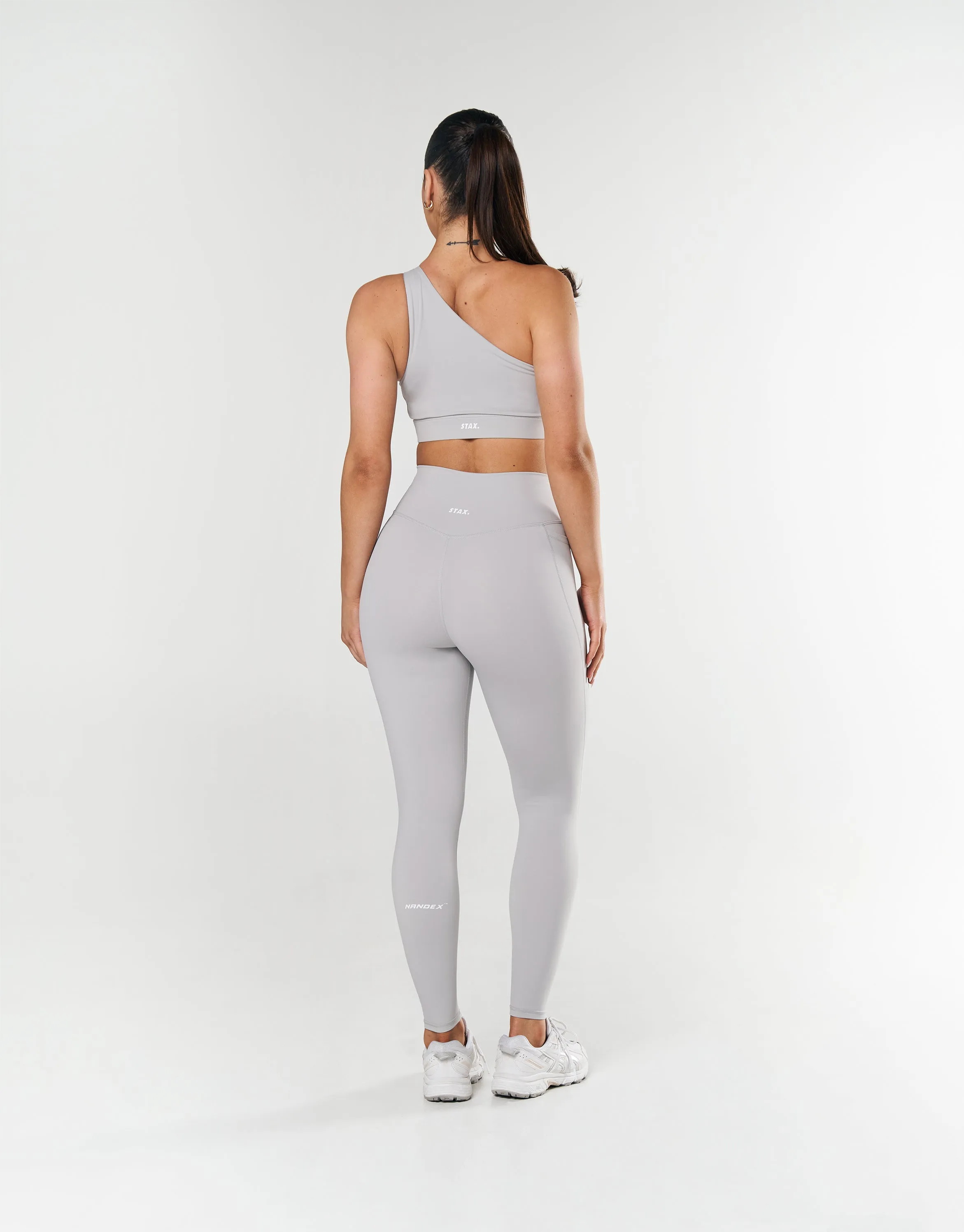 Phone Pocket Full Length Tights NANDEX ™ - Light Grey