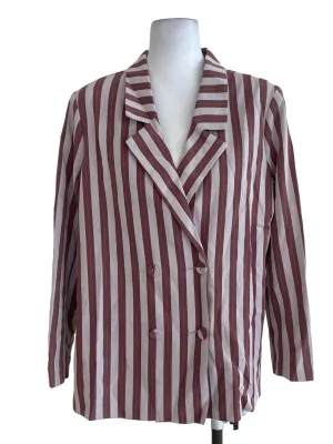 Pink Striped Blazer