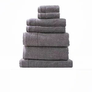 Renee Taylor Aireys 650 GSM Zero Twist 7 Piece Nickel