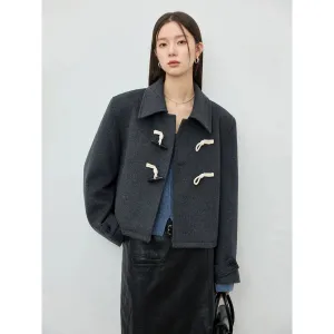 Retro College Wool Coat