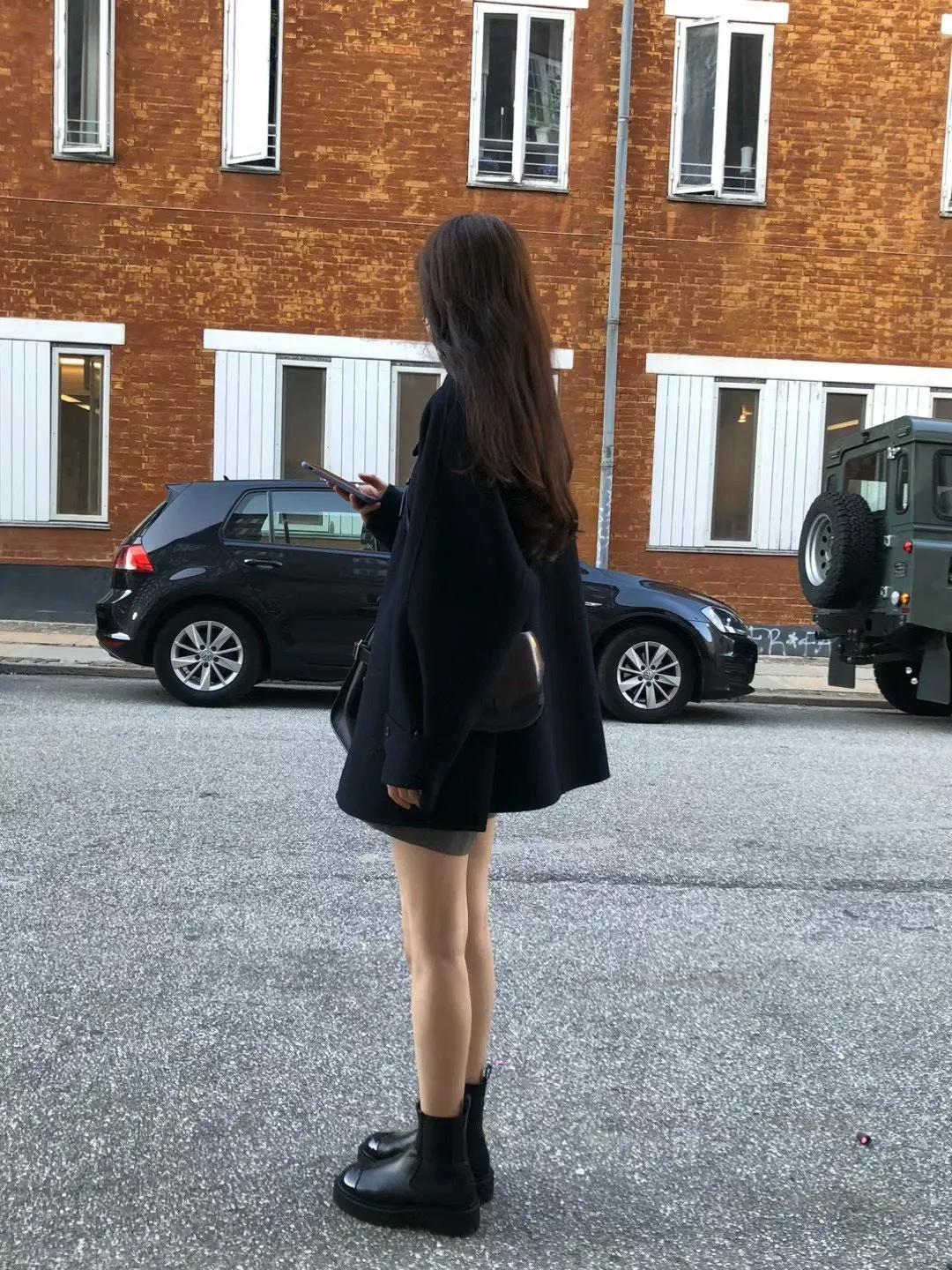 Retro Single-breasted Mid-length Woolen Jacket