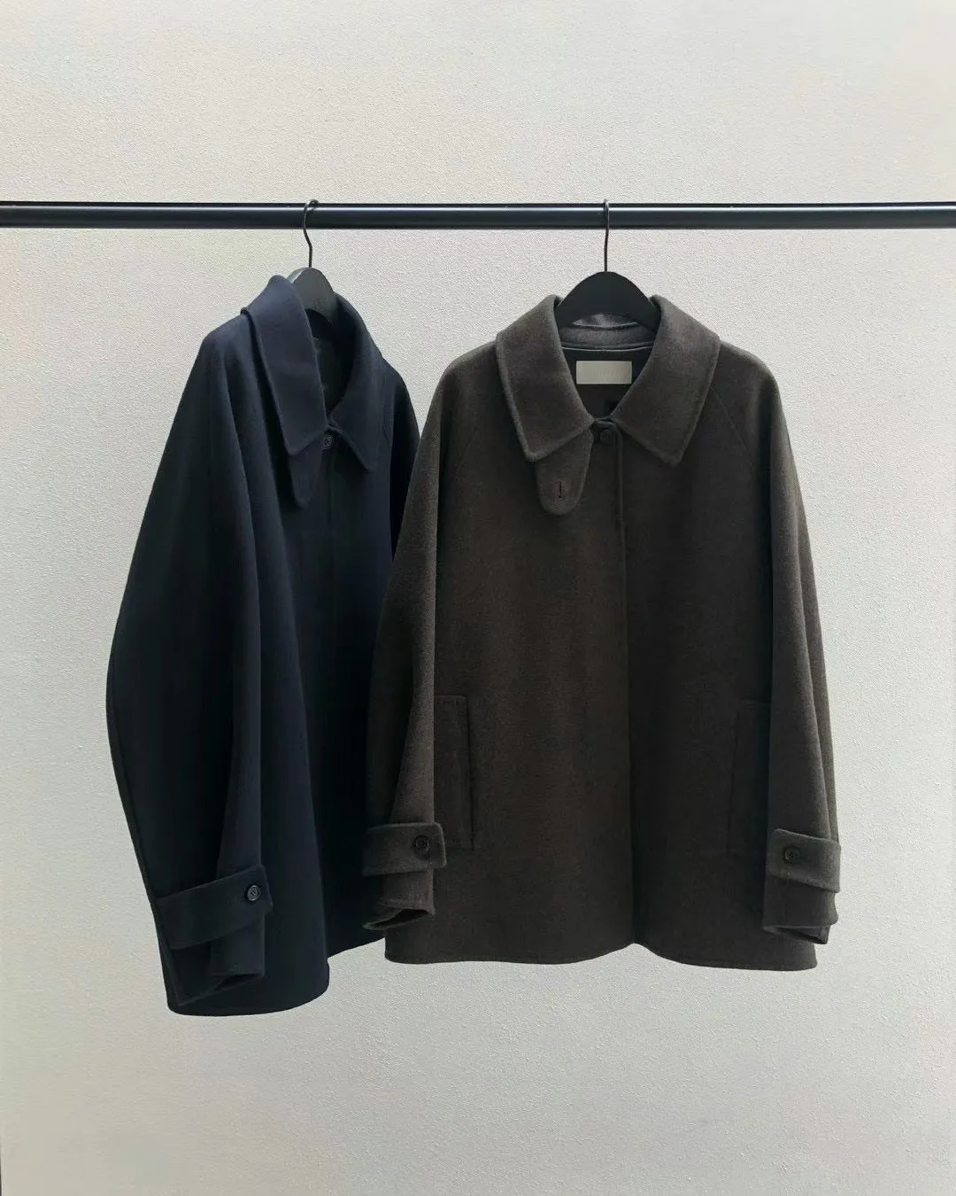 Retro Single-breasted Mid-length Woolen Jacket