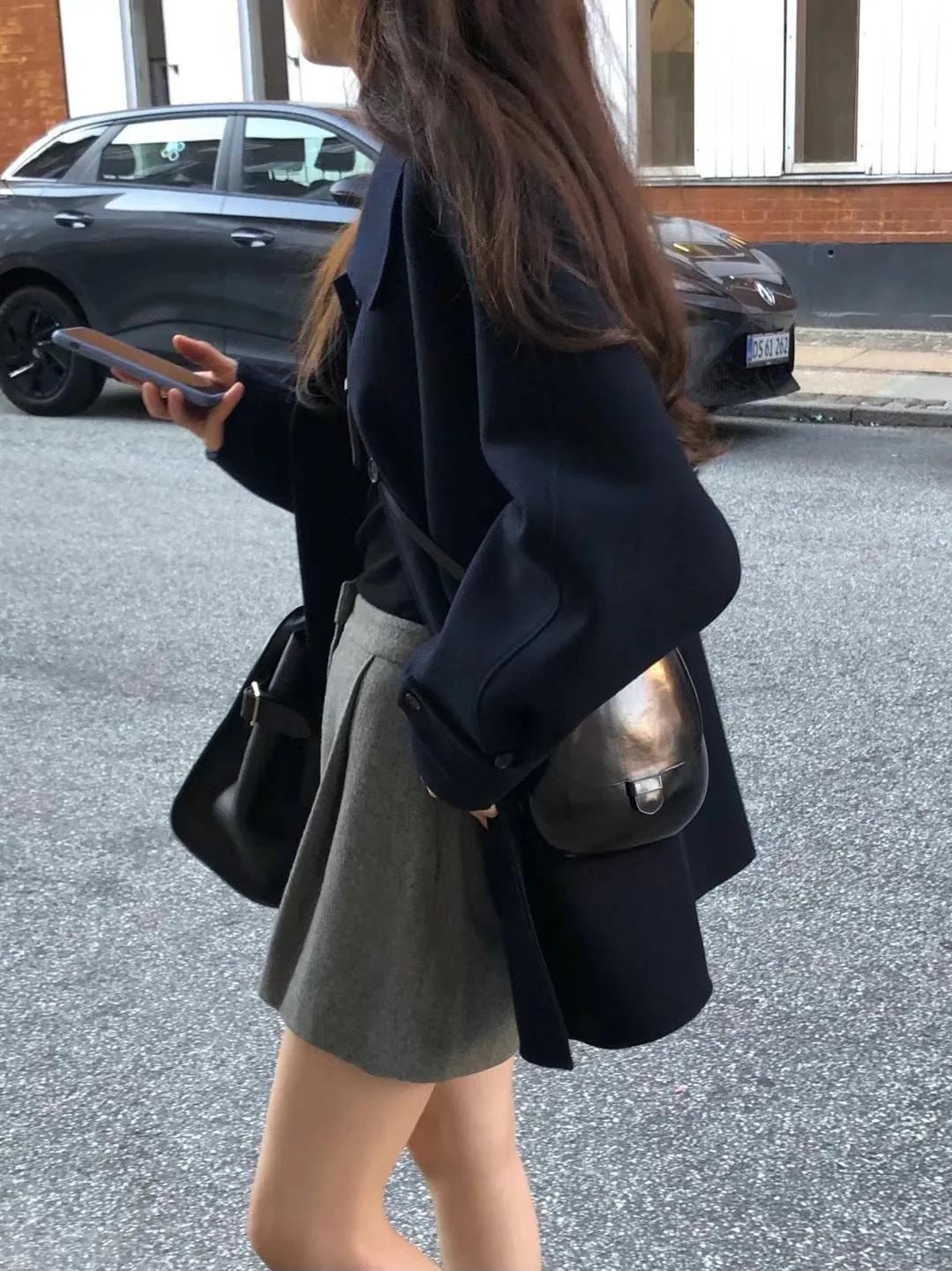 Retro Single-breasted Mid-length Woolen Jacket