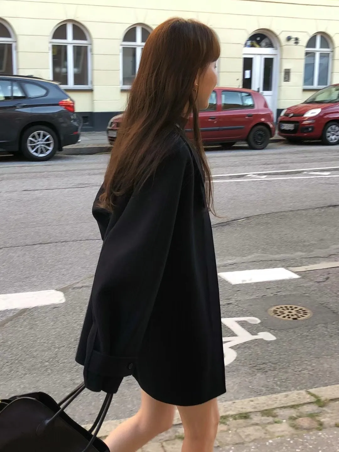 Retro Single-breasted Mid-length Woolen Jacket