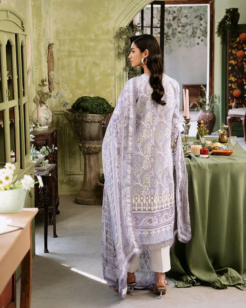 ROHEENAZ FLORA PRINTED LAWN | LUMINA