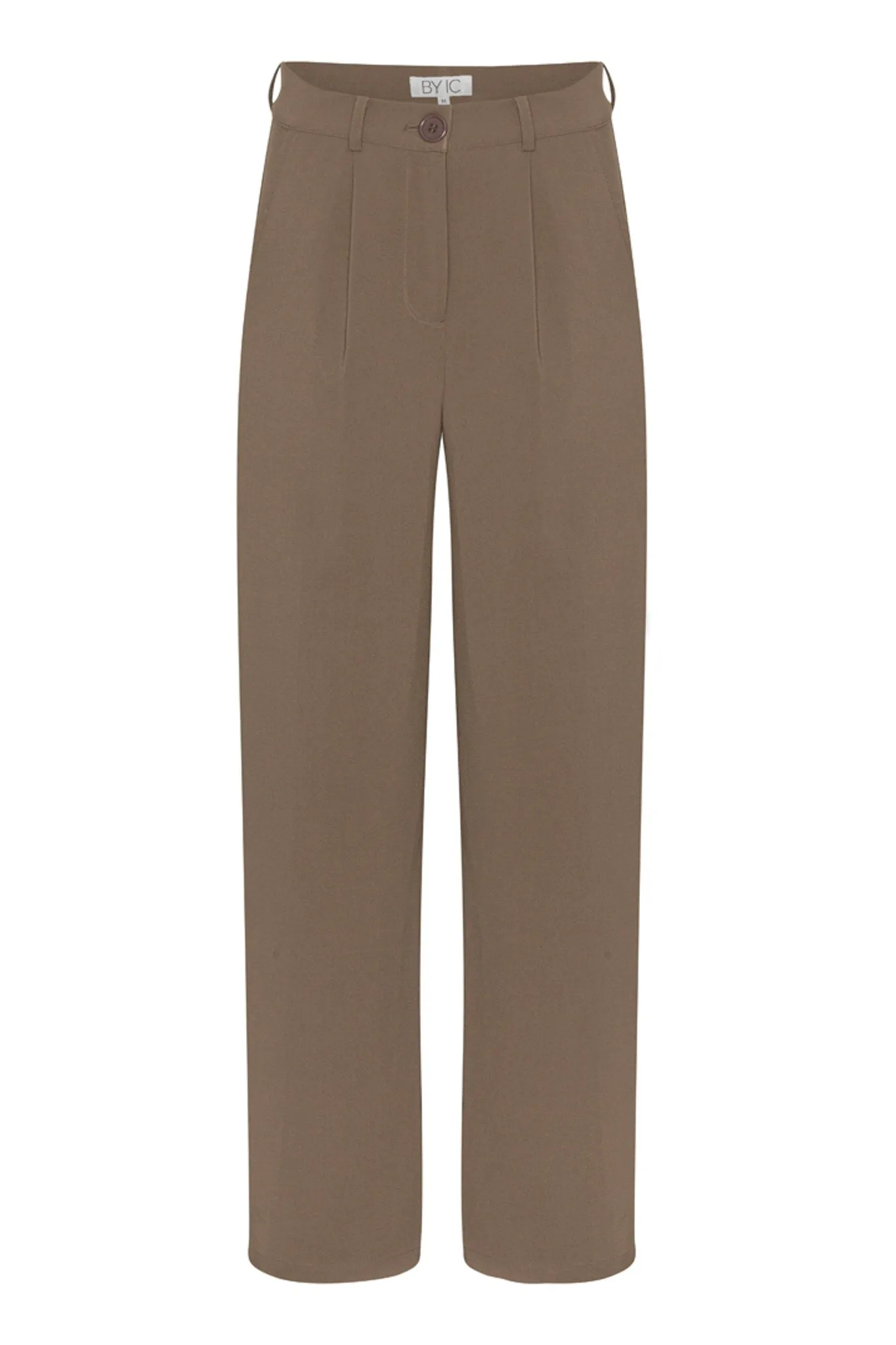 SelmaIC Wide Bukser - Mørk Beige