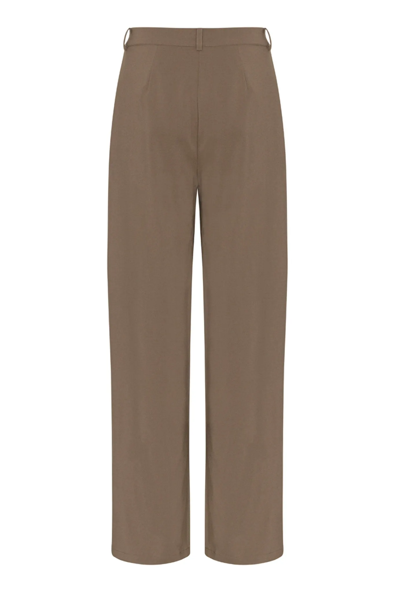 SelmaIC Wide Bukser - Mørk Beige