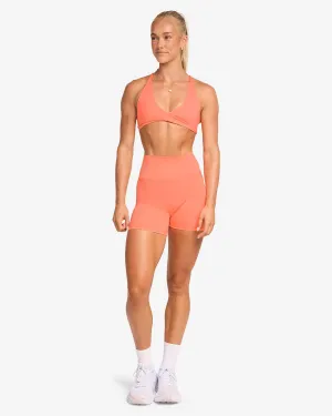Serenity Scrunch Shorts 5" | Guava