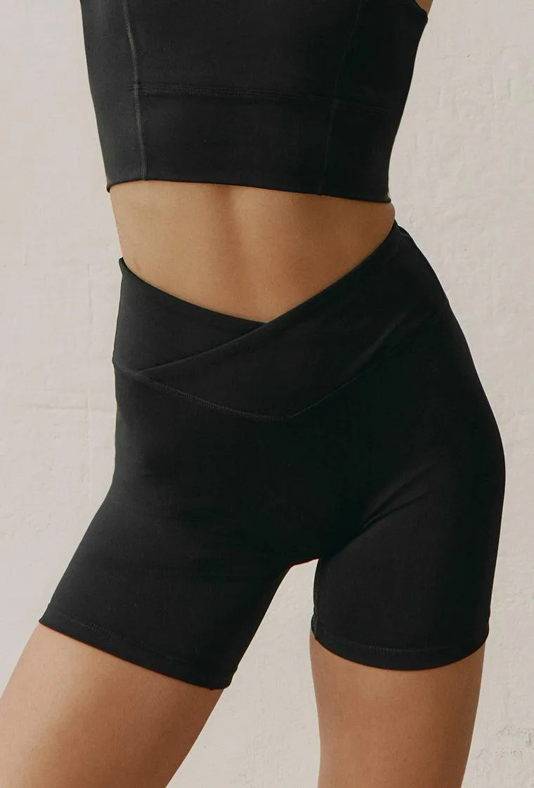 Short deportivo biker Ica - Black