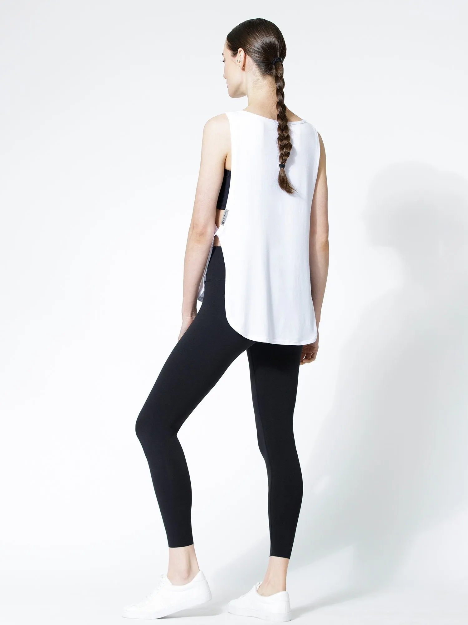 SIDE TWIST SURF TANK, LONG, WHITE