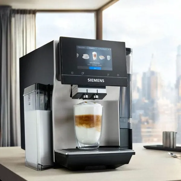 Siemens Fully Automatic Coffee Machine EQ.700 Integral Inox Silver Metallic TQ703R07