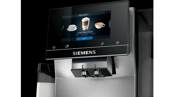 Siemens Fully Automatic Coffee Machine EQ.700 Integral Inox Silver Metallic TQ703R07