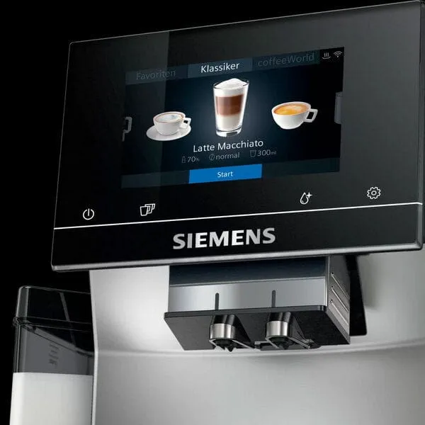 Siemens Fully Automatic Coffee Machine EQ.700 Integral Inox Silver Metallic TQ703R07