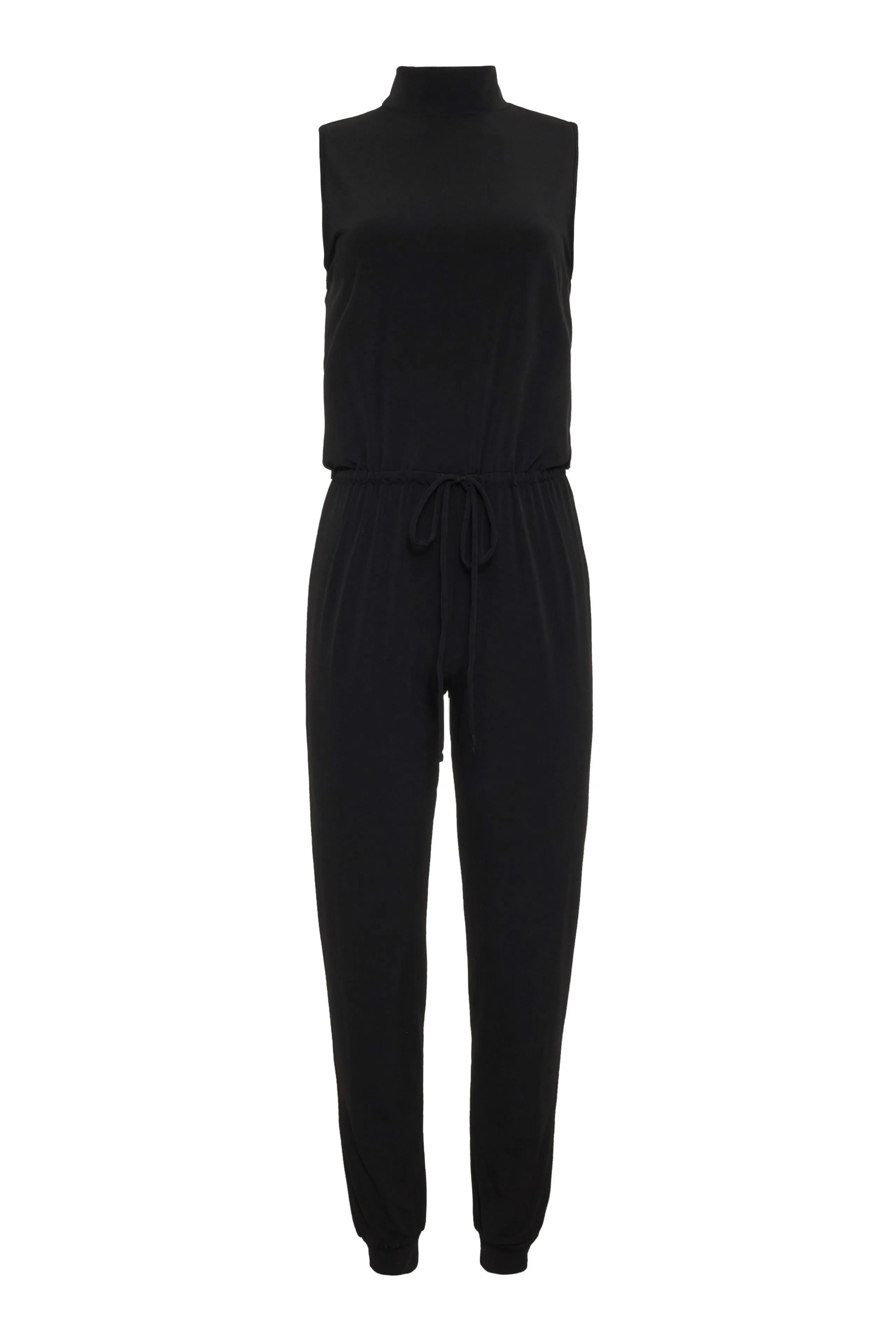 Sleeveless Turtleneck Jumpsuit