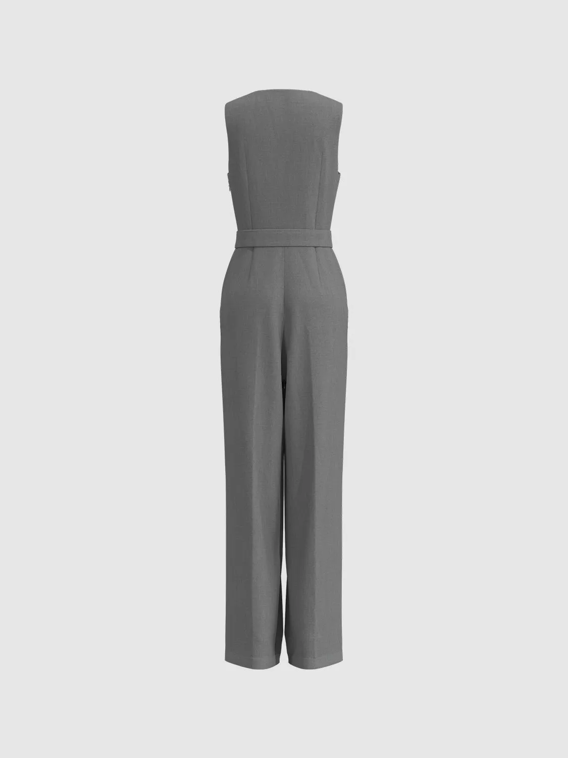 Sleeveless Wide-Leg Jumpsuits