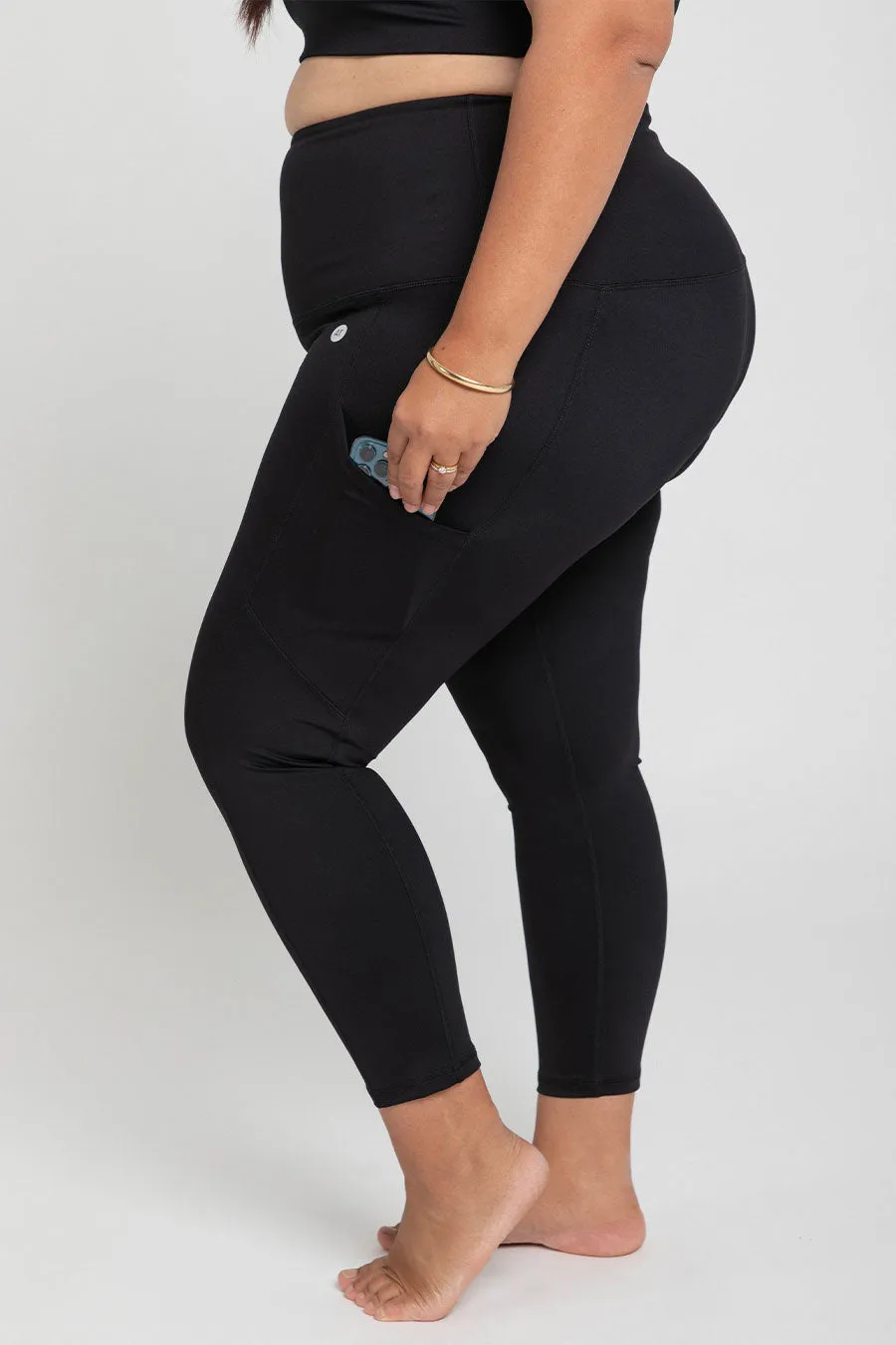 Smart Pocket Move 7/8 Length Legging - Black