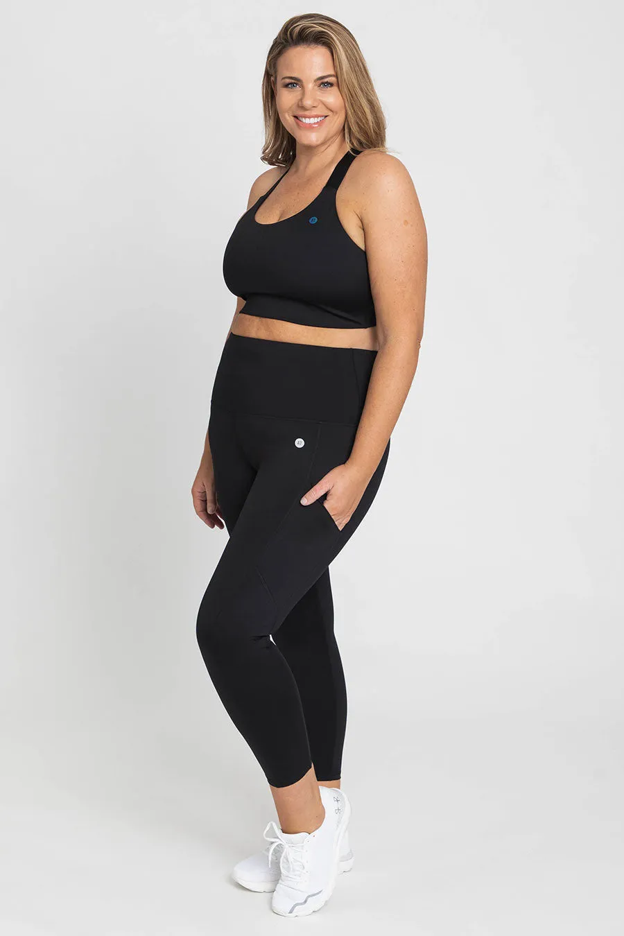 Smart Pocket Move 7/8 Length Legging - Black