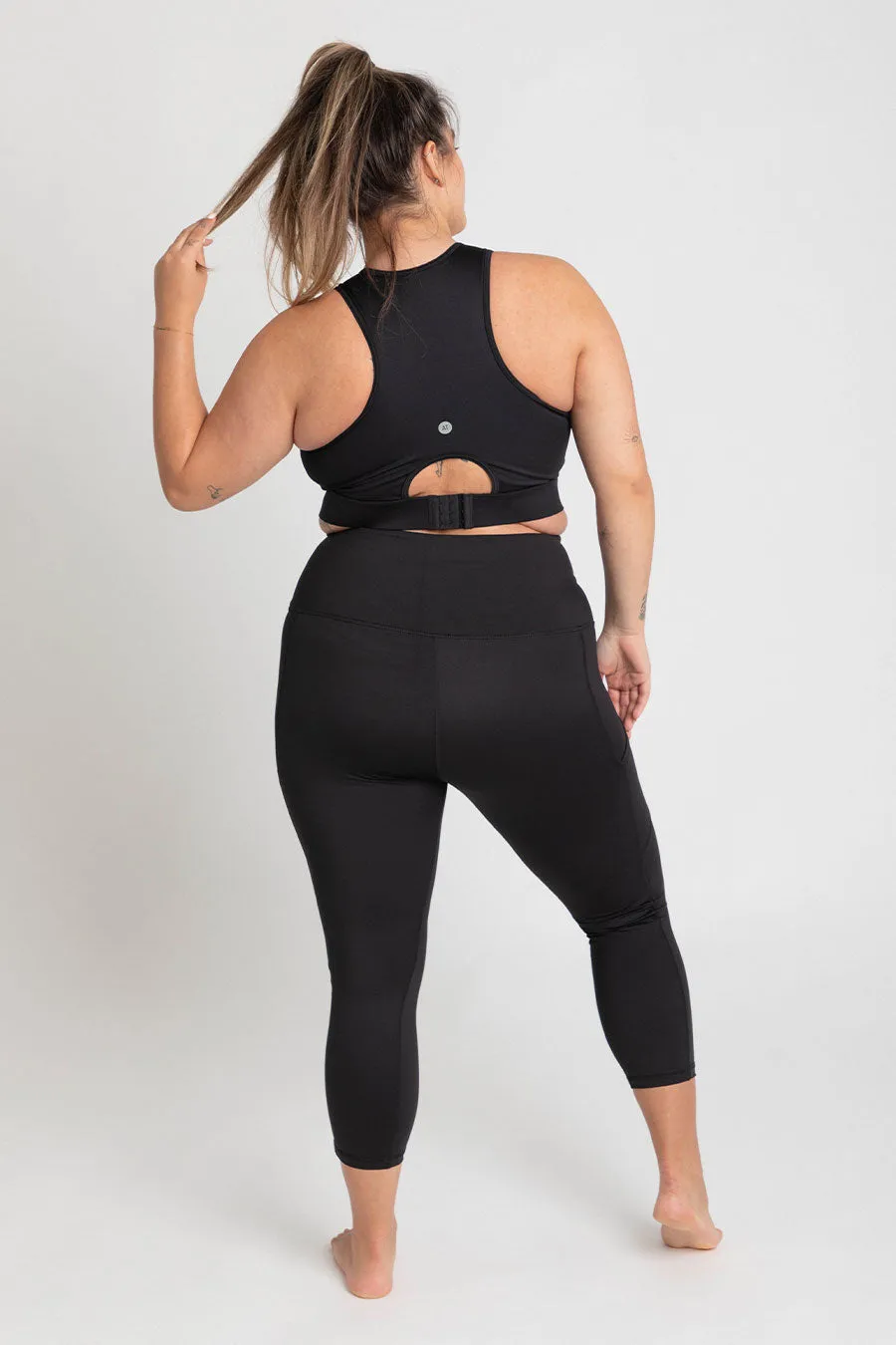 Smart Pocket Move 7/8 Length Legging - Black